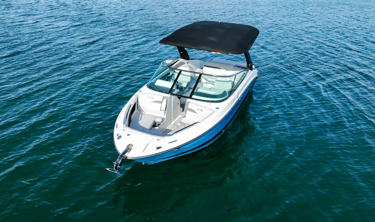 Sea Ray SLX 260 on the water at Ugly John's — professional photo 5